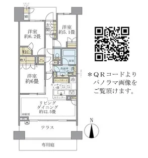 BRILLIA品川中延【1階】の間取り