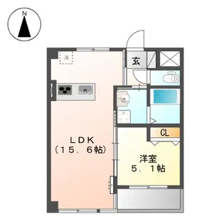 フォレ・ヴィクトワール【3階】の間取り