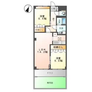 レジーナ【1階】の間取り