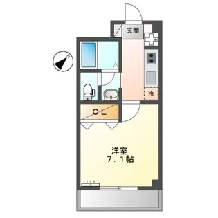 エポック橘【1階】の間取り