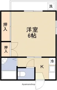 山口ハイツ【2階】の間取り