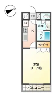 ウィングステラ湘南【2階】の間取り