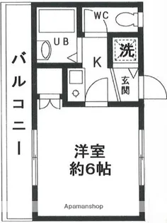 KSGマリーンオークラNO.15【4階】の間取り