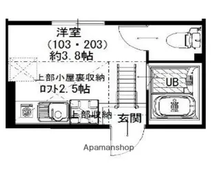 プライムテラス川崎浅田【1階】の間取り