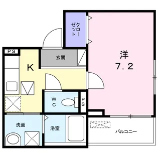 パラッツォ プリート【1階】の間取り