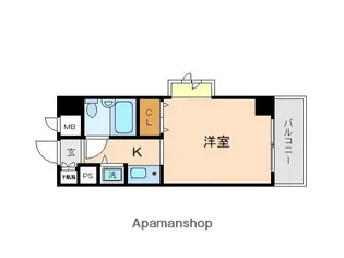 日興パレス伊勢佐木町北PARTⅢ【4階】の間取り