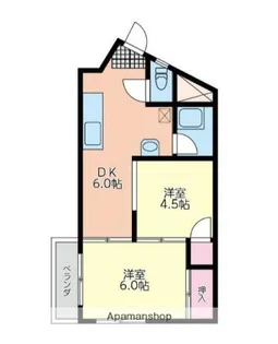 マルトミ渡田向町【1階】の間取り