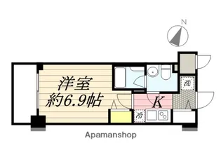 ドゥーエ新川崎【303号室】の間取り