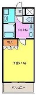 フリージャー茅ヶ崎【2階】の間取り