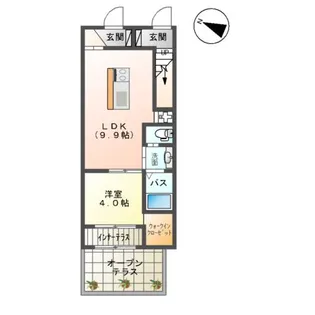 ブリスティア湘南【00103号室】の間取り