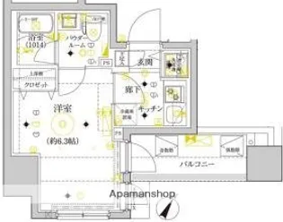 セジョリ横浜ウエスト【10階】の間取り