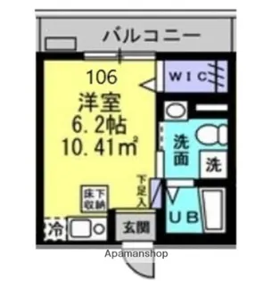 ラ・カーサ・ヴィータ【1階】の間取り