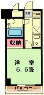 クリオ愛甲石田壱番館【2階】の間取り