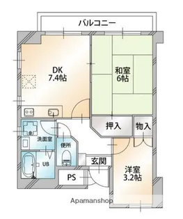 第2八千代ビル【3階】の間取り