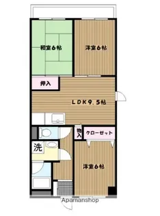 パインクレスト3号館【4階】の間取り