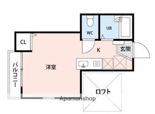 ジェミニセカンド【1階】の間取り