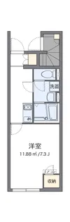 クレイノパレス カネセイ【1階】の間取り