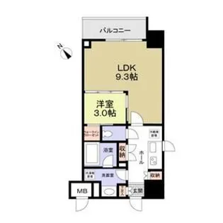 EEL馬車道【8階】の間取り