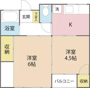 COSTA三田南【202号室号室】の間取り