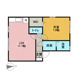 プリマベーラ・ユカ A【1階】の間取り