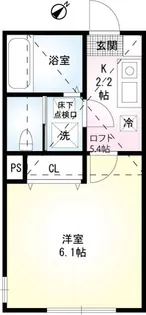 フェリシダ子安【1階】の間取り