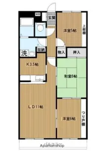 フォレストヒルズ磯子【6階】の間取り