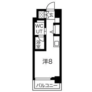 クラリッサ横浜中央【5階】の間取り