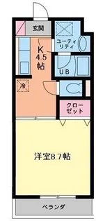 アーバンコート【0205号室】の間取り