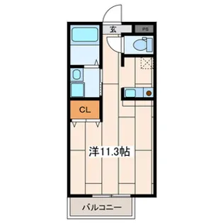 ヴァンヴェール【1階】の間取り