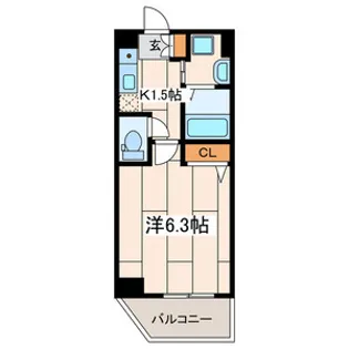 パティーナ川崎【8階】の間取り