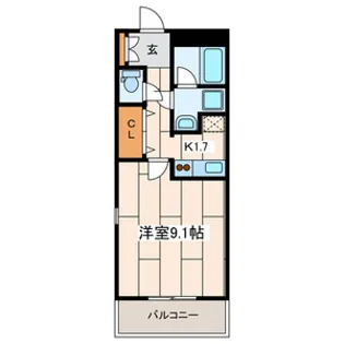 WEST COURT川崎大師【1階】の間取り