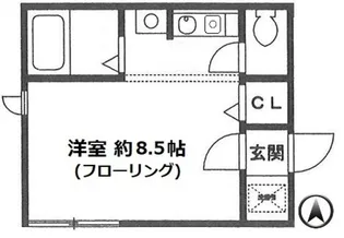 アドバンテージ08【2階】の間取り