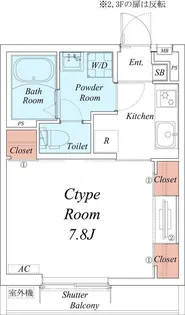 リブリ・TRE VITA【1階】の間取り