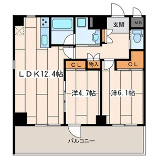 RALLYS(ラリーズ)【2階】の間取り