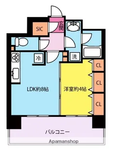 クレアホームズ川崎ザフロント【5階】の間取り