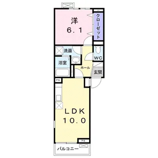 アーク磯子【2階】の間取り