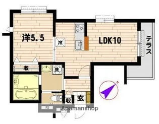 PROGRESS【2階】の間取り