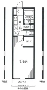 エルコート【1階】の間取り