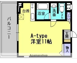 メゾンクレール2【2階】の間取り