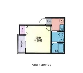 スプリングス横浜子安【2階】の間取り