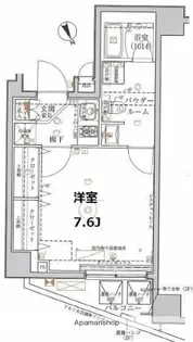 パティーナウィリア武蔵小杉【2階】の間取り