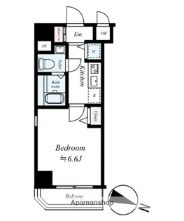 ラ・エテルノヨコハマカンナイ【9階】の間取り