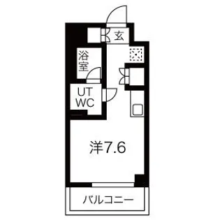 クラリッサ横浜アレッタ【4階】の間取り