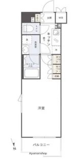 ルーブル川崎中丸子弐番館【2階】の間取り