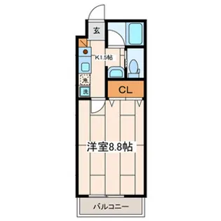 PALMCOVE湘南【2階】の間取り