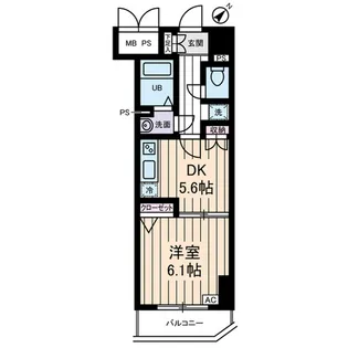ル・グロワール【2階】の間取り
