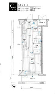 メインステージ川崎Ⅲ【3階】の間取り