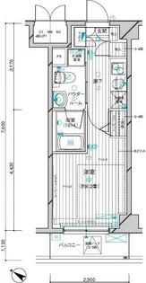 メインステージ川崎Ⅲ【3階】の間取り