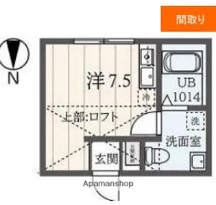 METIS【2階】の間取り