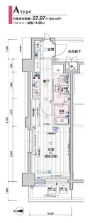 メインステージ横浜【5階】の間取り